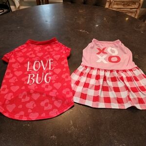 Dog/Pets Male/Female XL Valentines shirts. SO CUTE 😍 Soft Lightweight fabric.